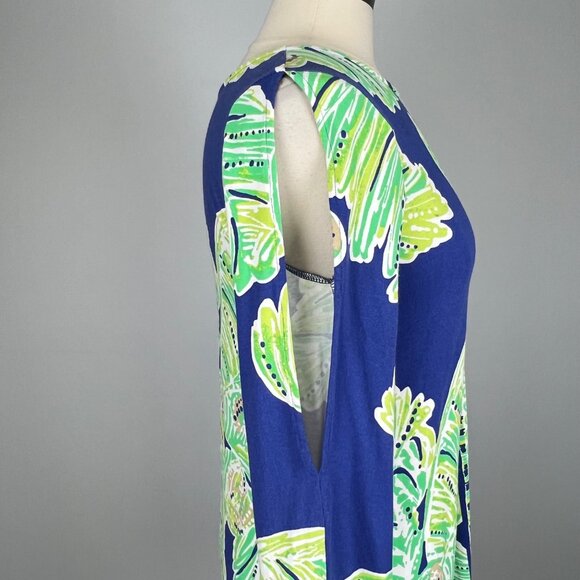 Lilly Pulitzer Womens Ophelia Swing Dress Iris Blue Latitude Adjustment size S - Picture 8 of 16